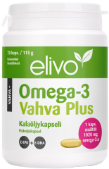 ELIVO OMEGA-3 VAHVA PLUS 70 KAPS