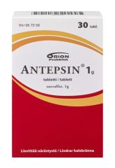 ANTEPSIN 1 g tabl 30 fol