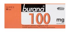 BURANA 100 mg purukaps, pehmeä 30 fol